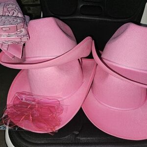 Pink Cowboy Hat Set